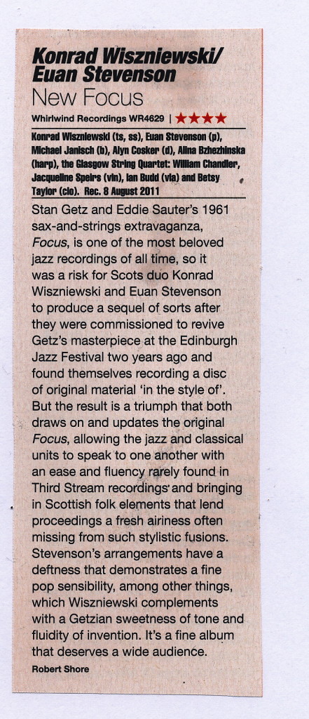 jazzwise review - new focus