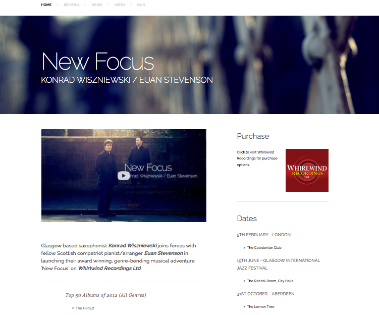 New Focus Website